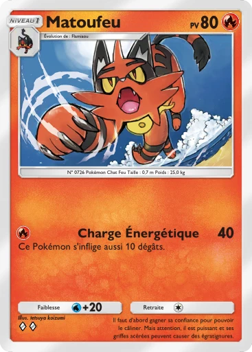 Carte Pokémon Matoufeu de l'extension Gardiens Astraux
