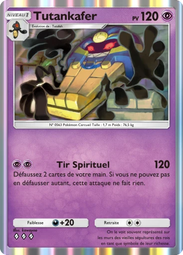 Carte Pokémon Tutankafer de l'extension Méga-Ascension