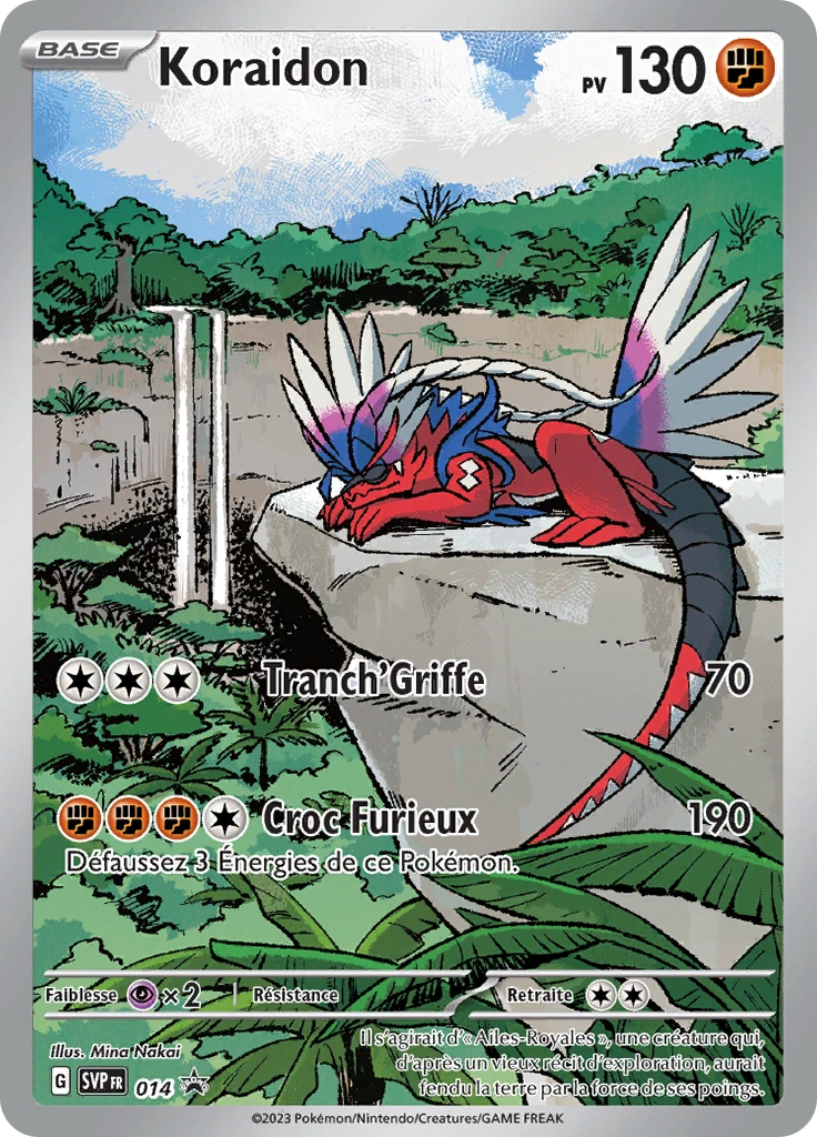 Carte Pokémon Koraidon de l'extension SVP Black Star Promos