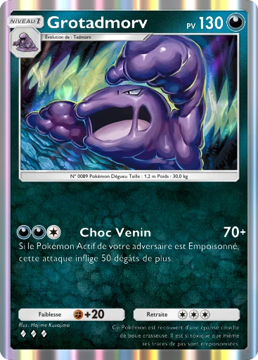 Carte Pokémon Grotadmorv de l'extension Puissance Génétique