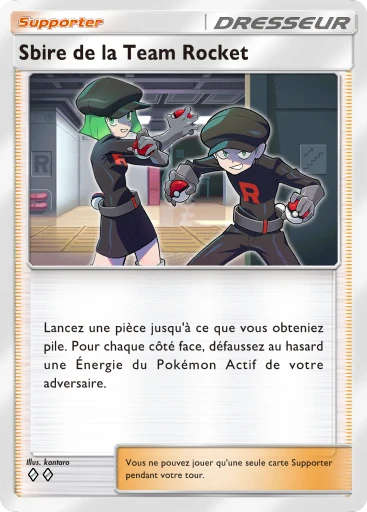 Carte Pokémon Sbire de la Team Rocket de l'extension Réjouissances Rayonnantes