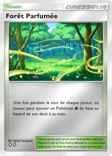 Carte Pokémon Forêt Parfumée de l'extension Booster de Luxe Méga