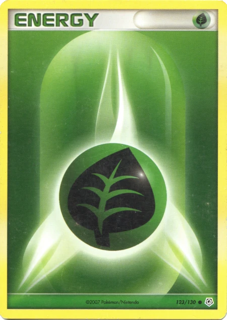 Carte Pokémon Énergie Plante de l'extension Diamant & Perle