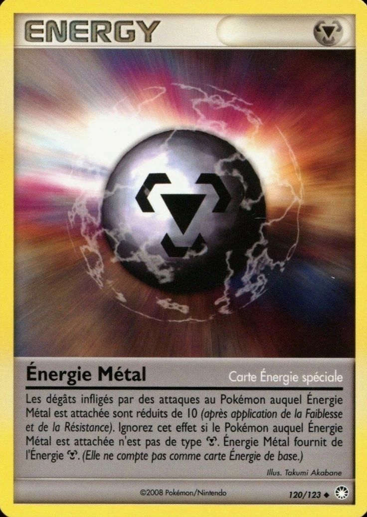 Carte Pokémon Énergie Métal de l'extension Trésors Mystérieux