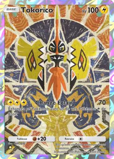 Carte Pokémon Tokorico de l'extension Gardiens Astraux