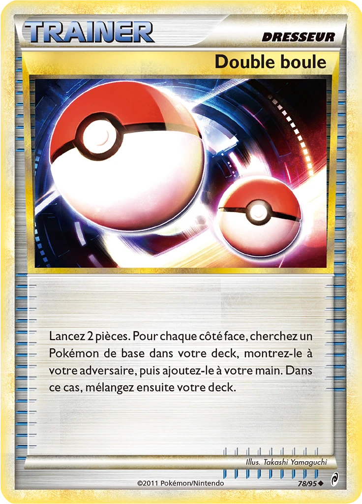 Carte Pokémon Double boule de l'extension L'appel des Légendes