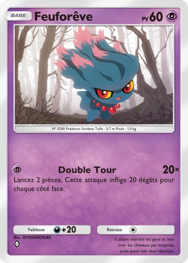 Carte Pokémon Feuforêve de l'extension Méga-Ascension