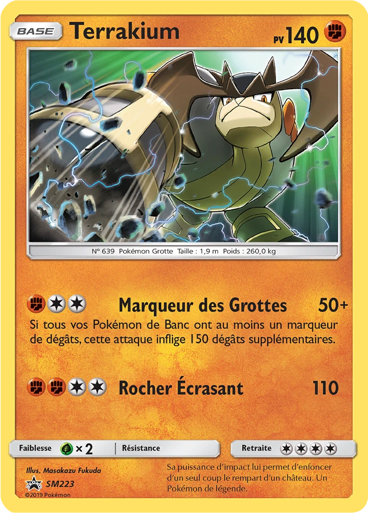 Carte Pokémon Terrakium de l'extension Promo SM