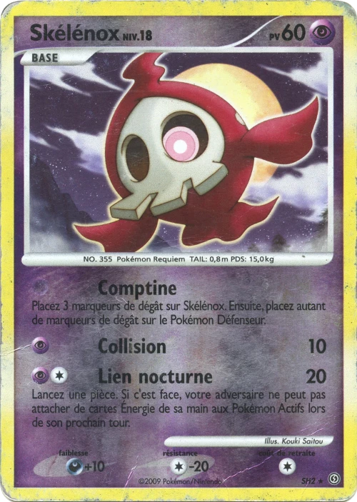 Carte Pokémon Skelénox de l'extension Tempête