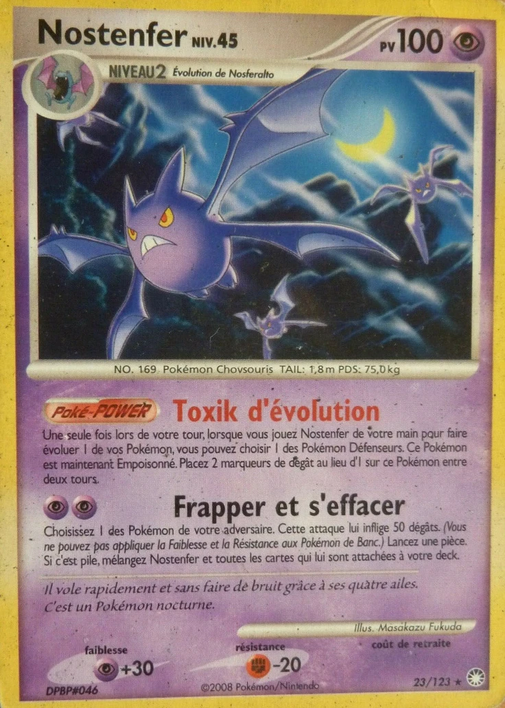 Carte Pokémon Nostenfer de l'extension Trésors Mystérieux