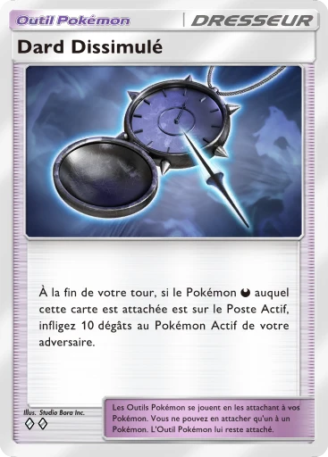 Carte Pokémon Dard Dissimulé de l'extension Booster de Luxe Méga