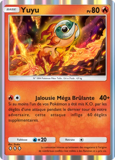 Carte Pokémon Yuyu de l'extension Merveilles de Paldea