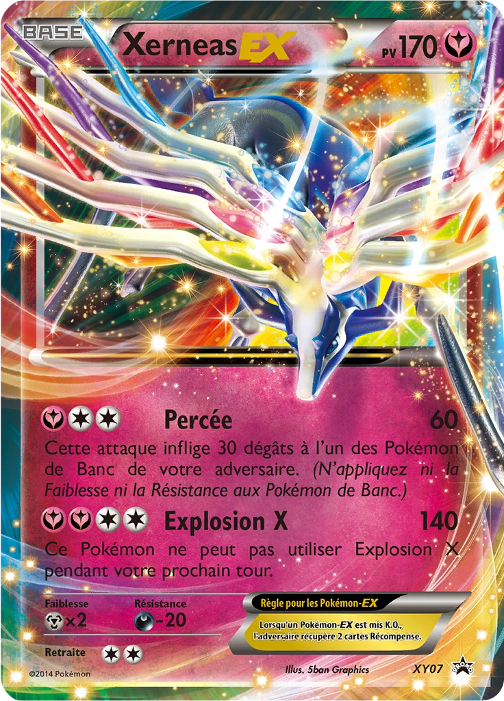 Carte Pokémon Xerneas EX de l'extension Promo XY