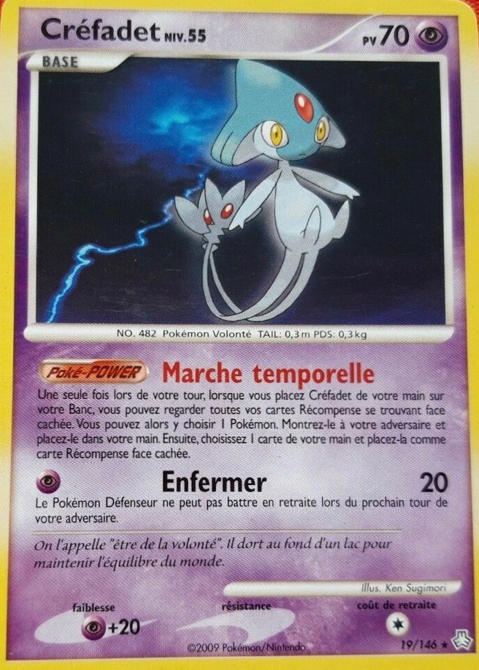 Carte Pokémon Créfadet de l'extension Éveil des Légendes