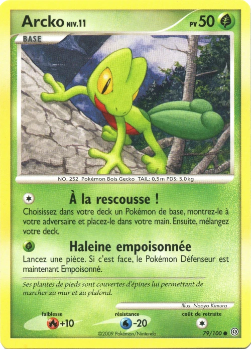 Carte Pokémon Arcko de l'extension Tempête