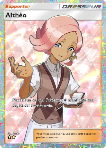Carte Pokémon Althéo de l'extension Gardiens Astraux