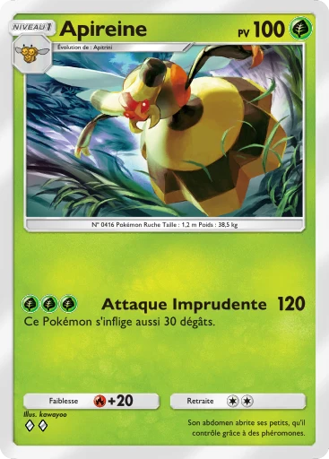 Carte Pokémon Apireine de l'extension Lumière Triomphale