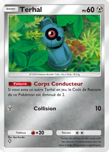 Carte Pokémon Terhal de l'extension Booster de Luxe Méga