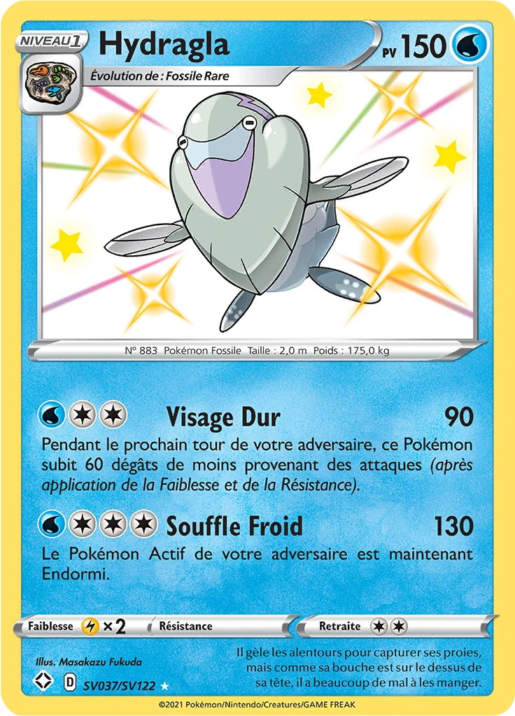 Carte Pokémon Hydragla de l'extension Destinées Radieuses