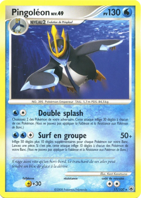 Carte Pokémon Pingoléon de l'extension Aube Majestueuse