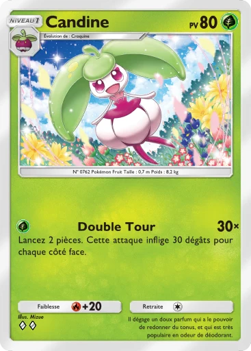 Carte Pokémon Candine de l'extension Gardiens Astraux