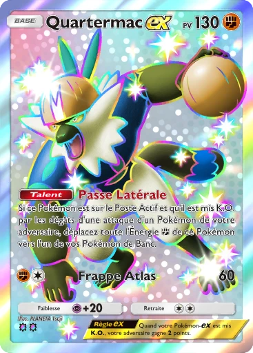 Carte Pokémon Quartermac-ex de l'extension Méga-Ascension