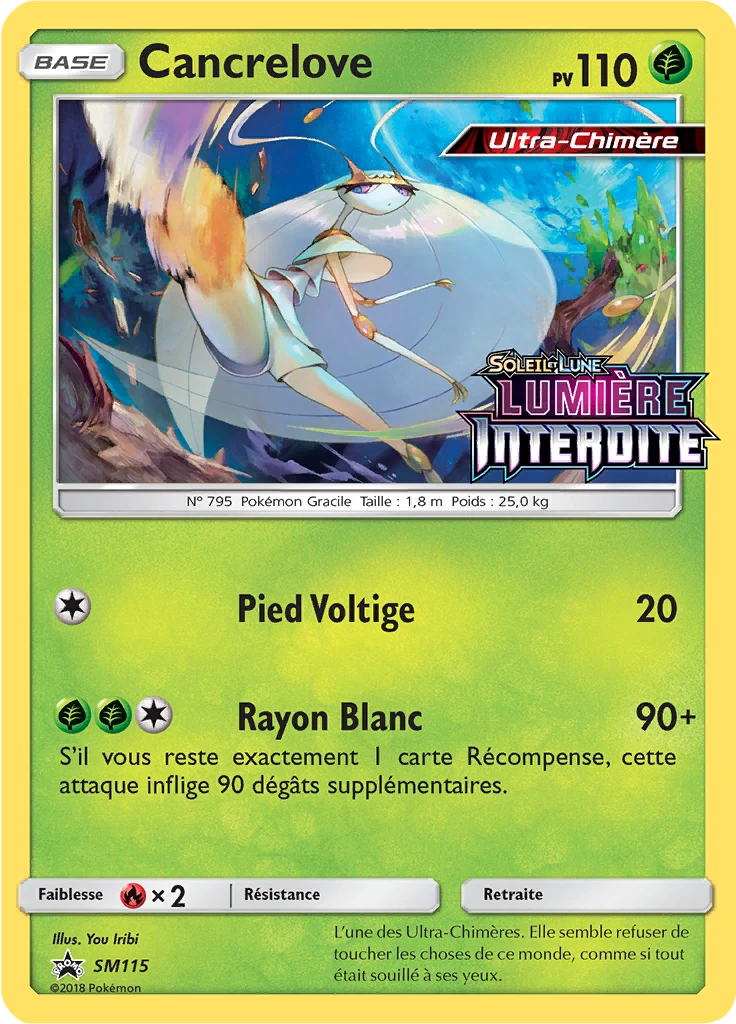 Carte Pokémon Cancrelove de l'extension Promo SM