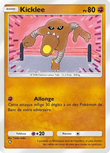 Carte Pokémon Kicklee de l'extension Puissance Génétique