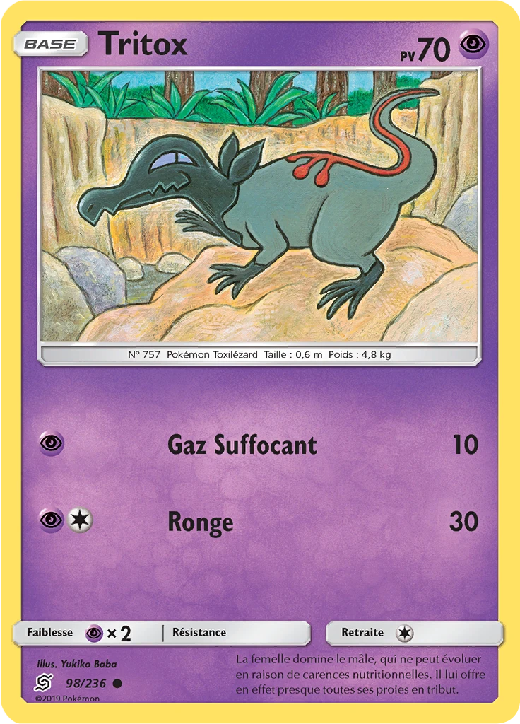 Carte Pokémon Tritox de l'extension Harmonie des Esprits