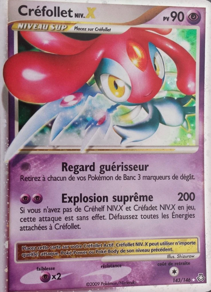 Carte Pokémon Créfollet de l'extension Éveil des Légendes