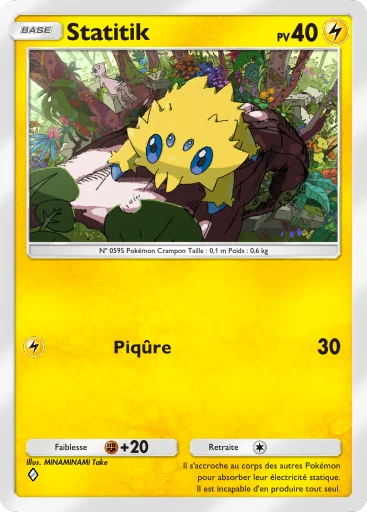 Carte Pokémon Statitik de l'extension L'Île Fabuleuse