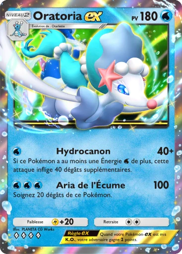Carte Pokémon Oratoria-ex de l'extension La Clairière d'Évoli