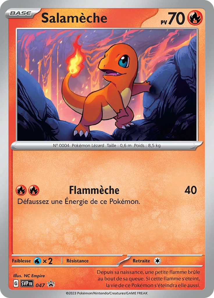 Carte Pokémon Salamèche de l'extension SVP Black Star Promos