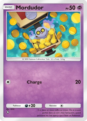 Carte Pokémon Mordudor de l'extension L'Ambition de la Team Rocket