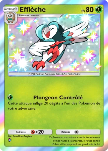 Carte Pokémon Efflèche de l'extension Méga-Ascension
