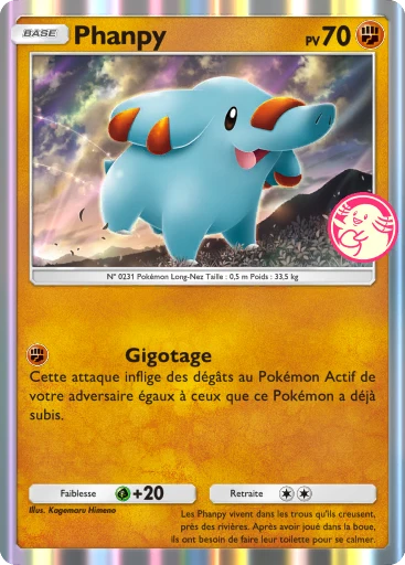 Carte Pokémon Phanpy de l'extension Promo-A