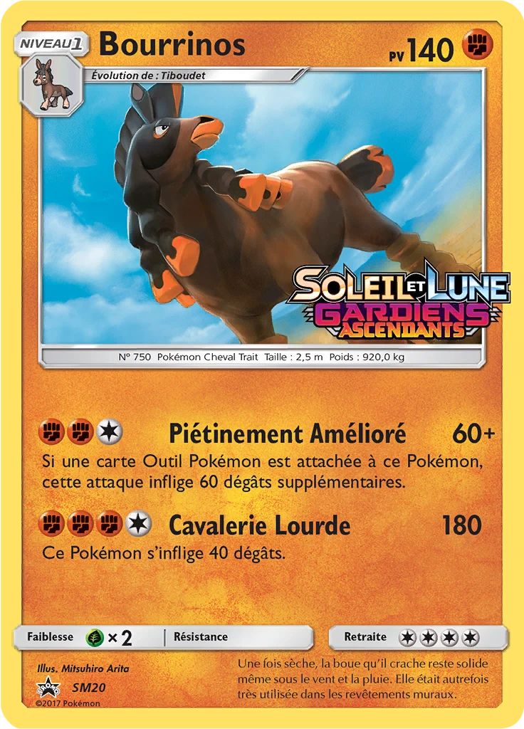 Carte Pokémon Bourrinos de l'extension Promo SM