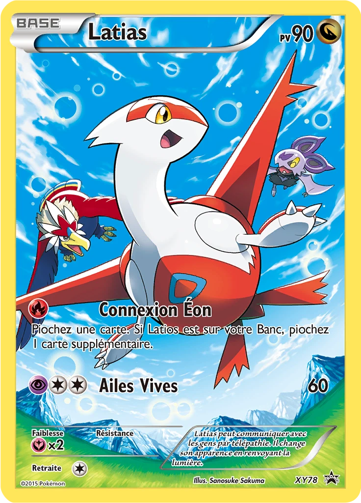 Carte Pokémon Latias de l'extension Promo XY