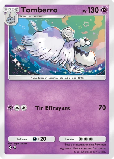Carte Pokémon Tomberro de l'extension Propulsion Paradoxe