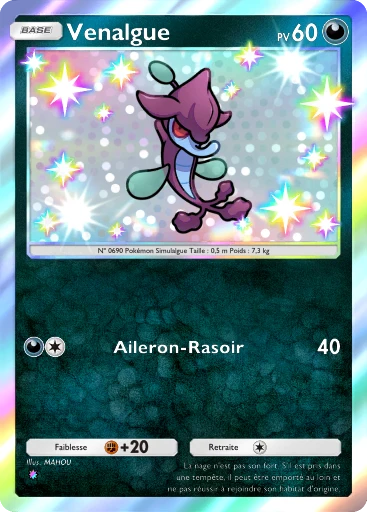 Carte Pokémon Venalgue de l'extension Aura Palpitante