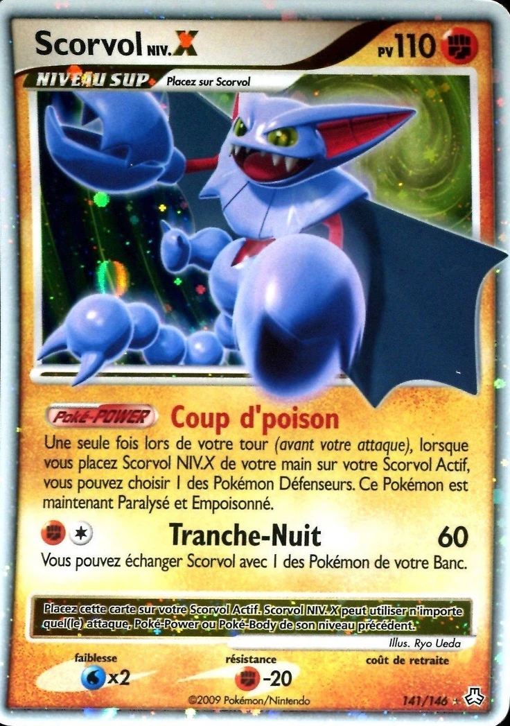 Carte Pokémon Scorvol de l'extension Éveil des Légendes