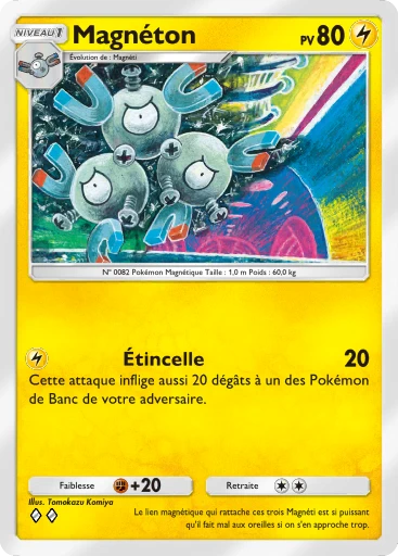 Carte Pokémon Magnéton de l'extension Embrasement Écarlate