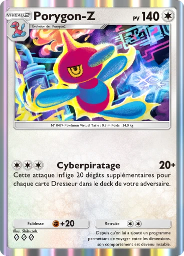 Carte Pokémon Porygon-Z de l'extension Embrasement Écarlate