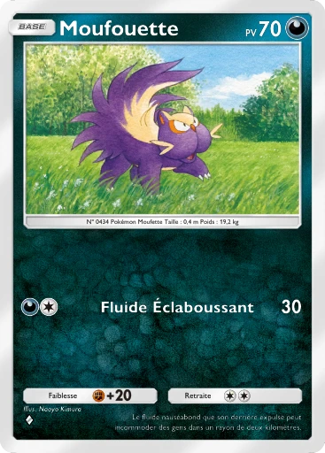 Carte Pokémon Moufouette de l'extension Parade Onirique