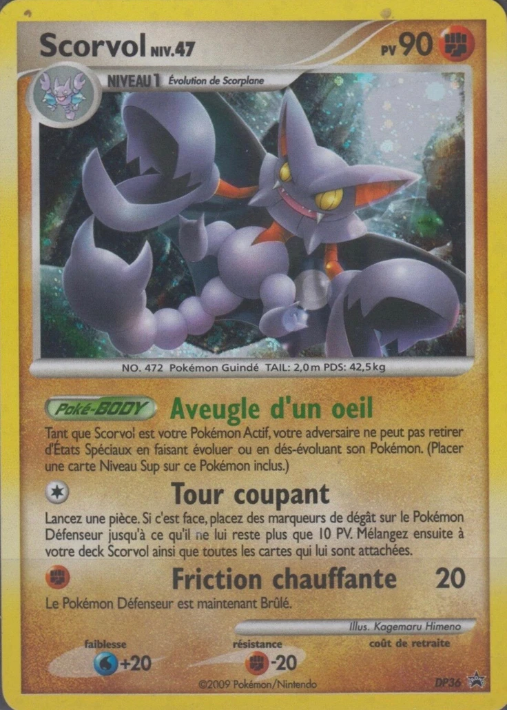Carte Pokémon Scorvol de l'extension Promo DP