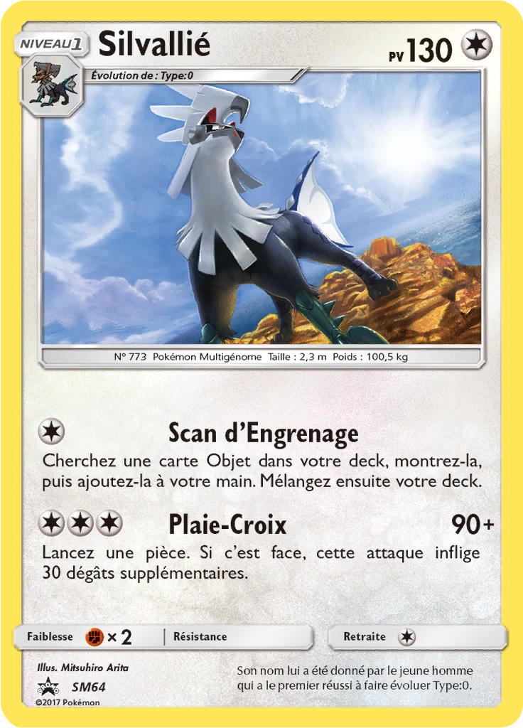 Carte Pokémon Silvallié de l'extension Promo SM