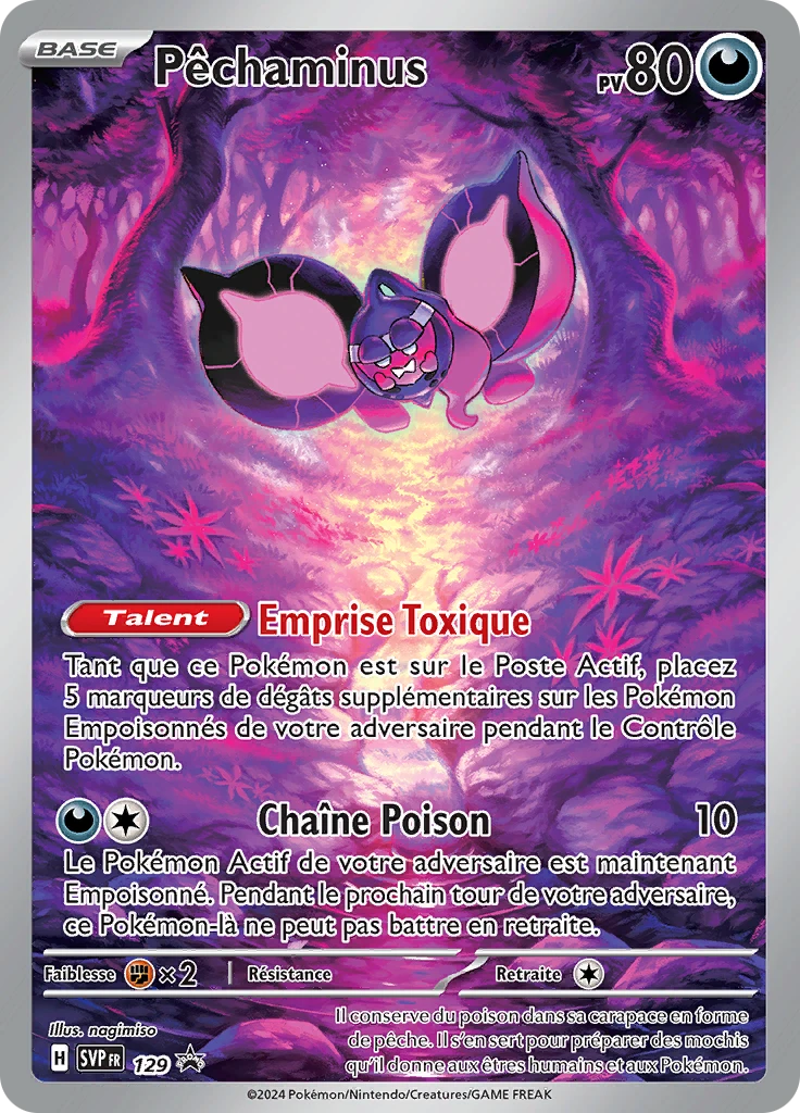 Carte Pokémon Pêchaminus de l'extension SVP Black Star Promos