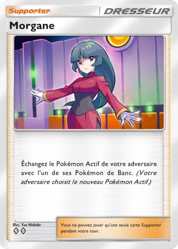 Carte Pokémon Morgane de l'extension Booster de Luxe ex