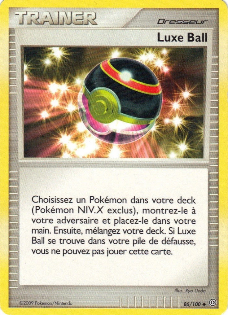Carte Pokémon Luxe Ball de l'extension Tempête
