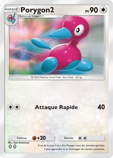 Carte Pokémon Porygon2 de l'extension Embrasement Écarlate
